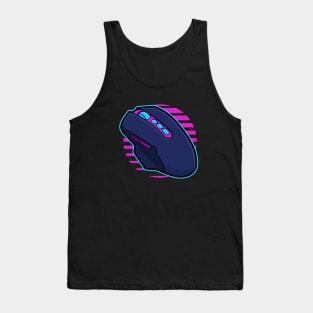 Gaming Futuristic Mouse Design Tank Top